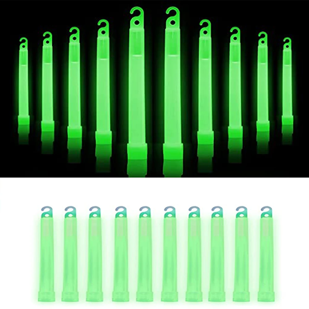 10pcs Military Survival Kit Glowing Stick Ultra Bright Emergency Light Sticks For Camping And Emergency Survival Earthquake