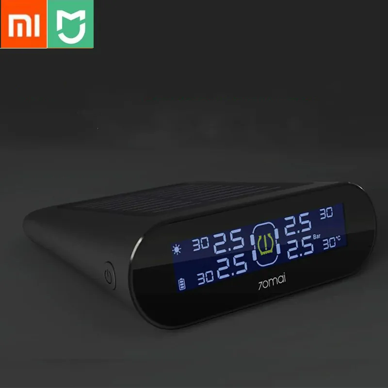 Xiaomi 70mai английское приложение Тестер давления в шинах монитор солнечной энергии 4 встроенных inTPMS система датчиков сигнализации с автомобил... Xiaomi 70mai английское приложение Тестер давления в шинах монитор солнечной энергии 4 встроенных inTPMS система датчиков сигнализации с автомобил...