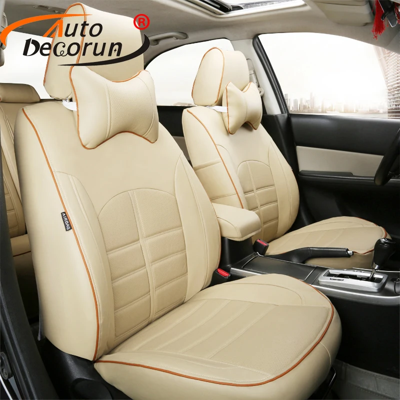 

AutoDecorun под заказ, подушка для сиденья из искусственной кожи для Skoda Superb 1 2 2017, Набор чехлов для сидений для автомобиля, поддержка интерьера, аксессуары