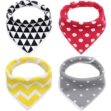 Детские нагрудники-бандана, очень мягкие, натуральный хлопок, слюнявчик для малышей, слюнявчик для слюни и прорезывания зубов, супер впитывающий, подарок для душа ребенка