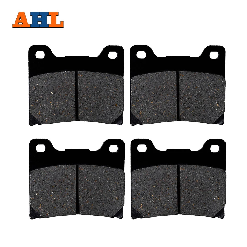 AHL 2 пары тормозных колодок для мотоцикла YAMAHA YX 600 YX600 Radian 1986-1990, черная тормозная колодка