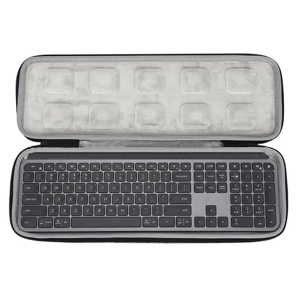 For logitech mx keys cover Portable Wireless keyboard Storage Case EVA