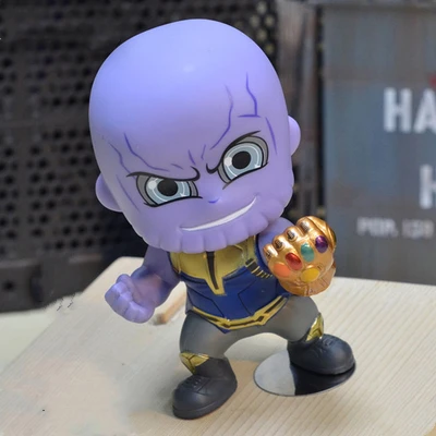 

Avengers Endgame Titan Thanos Ironman Spiderman Hulkbuster Black Panther Groot PVC Action Figures Model
