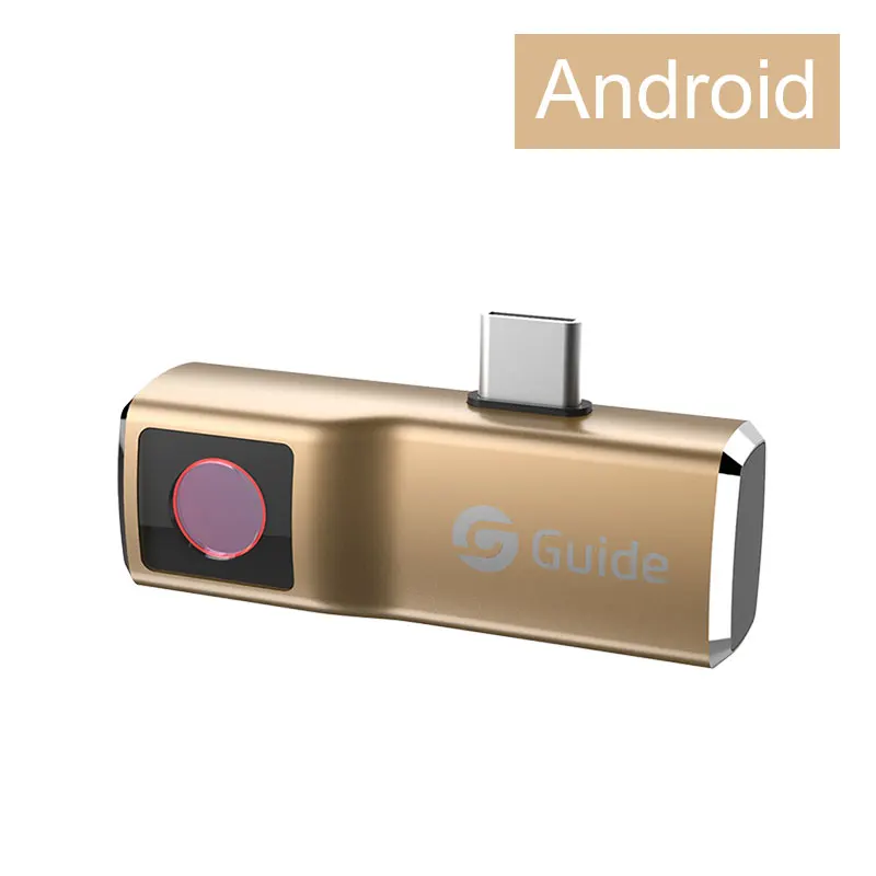 Android Gold Мини-тепловизор для мобильного телефона Термография умный дом многофункциональная камера ночного видения для осмотра зданий - Цвет: Android Gold