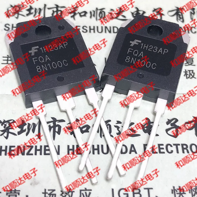 10 шт./лот FQA8N100C спот TO-3P 1000V 8A