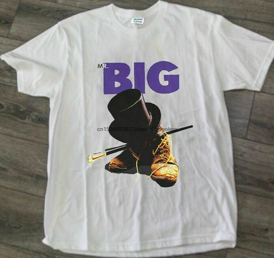 Новинка! Винтажная 1989 футболка с надписью Mr. Big Tour американская модель