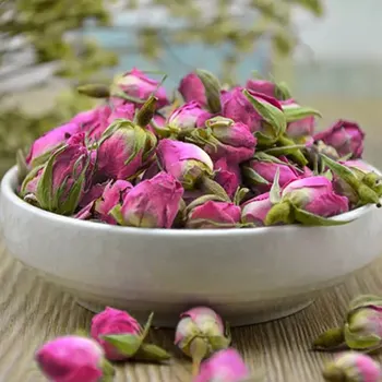 

Rose Flower Tea France Rose Bud Flower Dry- brewed Women Beauty Tea 100g