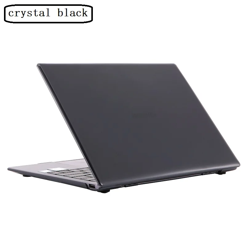 Crystal Black Защитный чехол для huawei Matebook X Pro 13,9, чехол с защитой от царапин, чехол для funda huawei Matebook 13 14 дюймов - Цвет: Crystal Black