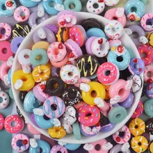 Пончик наполнитель слизи амулеты мягкая глина разбрызгивает Лизун шпатлевка DIY формы из полимерной глины облако декор для набор слизи аксессуары для детей