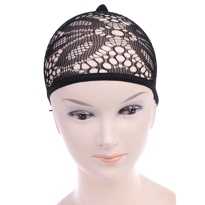 

Black Hair Net Lace Wig Cap For Making Wigs With Adjustable Strap On The Back Weaving Cap Size Glueless Wig Caps Good Quality