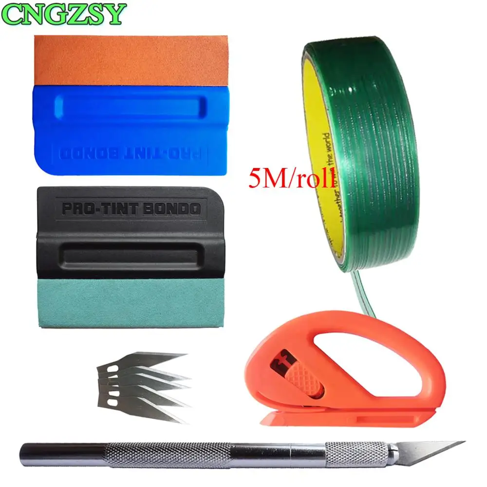 

Knifeless Tape Design Line Finish Line Vinyl Warp Cutting Tape Vinyl Wrap Application Tool Kit Window Film Tint Tools Set K113