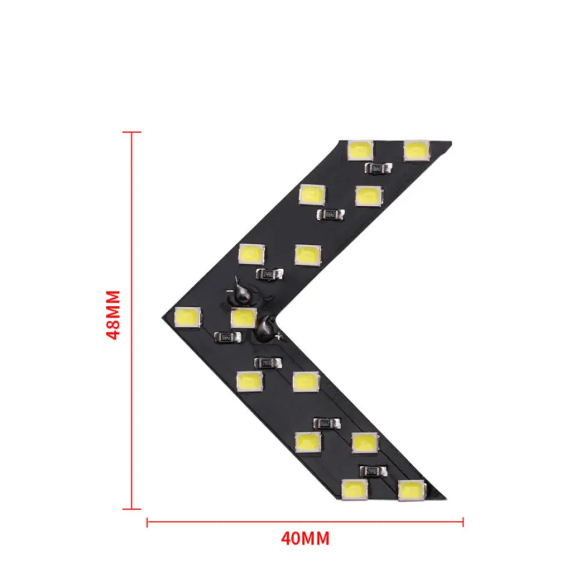 2 шт./партия 14 SMD светодиодный светильник со стрелкой для автомобиля, зеркало заднего вида, индикатор поворота, светодиодный светильник с зеркалом заднего вида