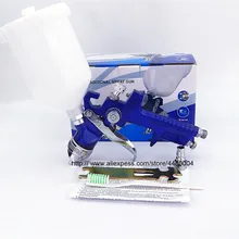 Пистолет-Краскораспылитель с краскопультом низкого давления с высоким потреблением сжатого воздуха H-827 гравитационный спрей пистолет 1,4 мм 1,7 мм 600CC чашки Профессиональный для автомобильного спрея