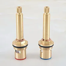 2 шт. 18 мм латунная сменная деталь из керамики дисковый кран клапанов картриджи иннарды Горячий Холодный запчасти кухонный умывальник аксессуары для ванной комнаты aba503