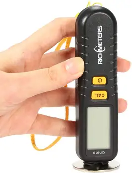 

Coating Thickness Gauge,GY910 Handheld Digital Coating Thickness Gauge Tester Fe/NFe Coatings LCD Display