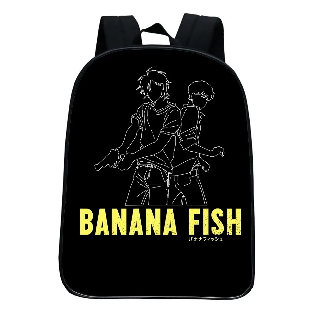 BANANA FISH BackPack Cosplay School Bags Anime Laptop Backpack Unisex Travel Backpack Girls Shoulder Bags 12 Inch.Support custom