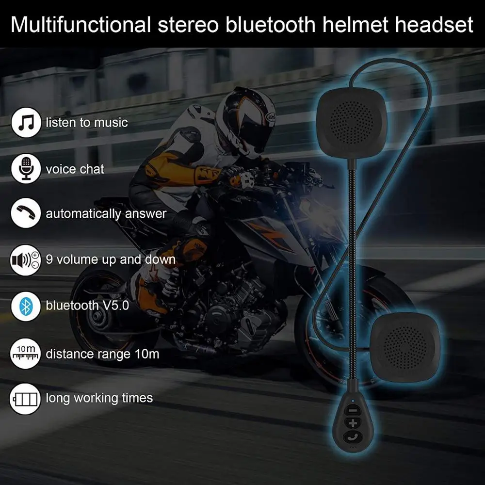 VR robot Мото Шлем Гарнитура Микрофон Мотоциклетные Наушники Bluetooth V5.0 Hands Free Стерео