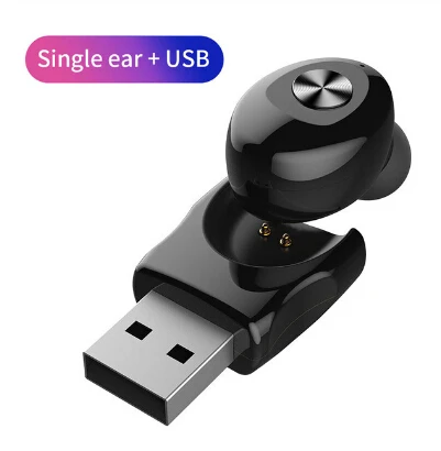 Black TWS беспроводные наушники для Redmi Airdots светодиодный дисплей Bluetooth гарнитуры для iPhone huawei samsung PK i200 A6S B5 GT1 - Цвет: Black