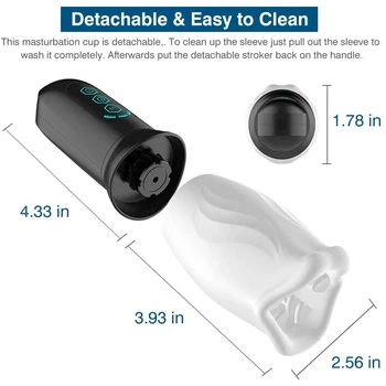 Male Blowjob Masturbator Cup Vagina For Husband Penis Vibrator Men Mushroom Head Trainer Sleeve Offers Deep-throat Experience 6