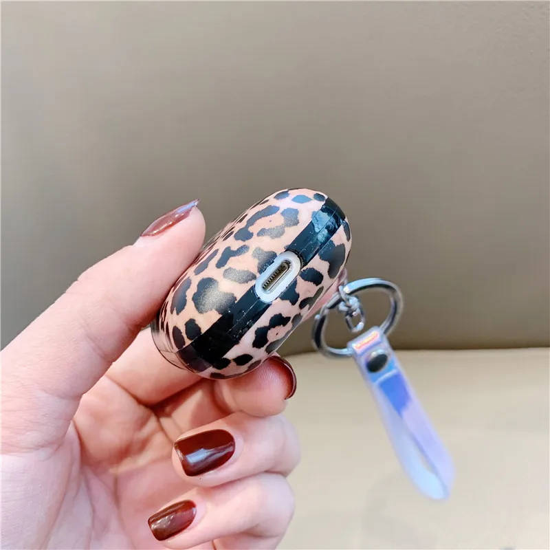 Роскошный чехол с леопардовым узором для Airpods, милые Bluetooth наушники для Airpod 2, чехол, сумка для зарядки наушников, чехол для air pods