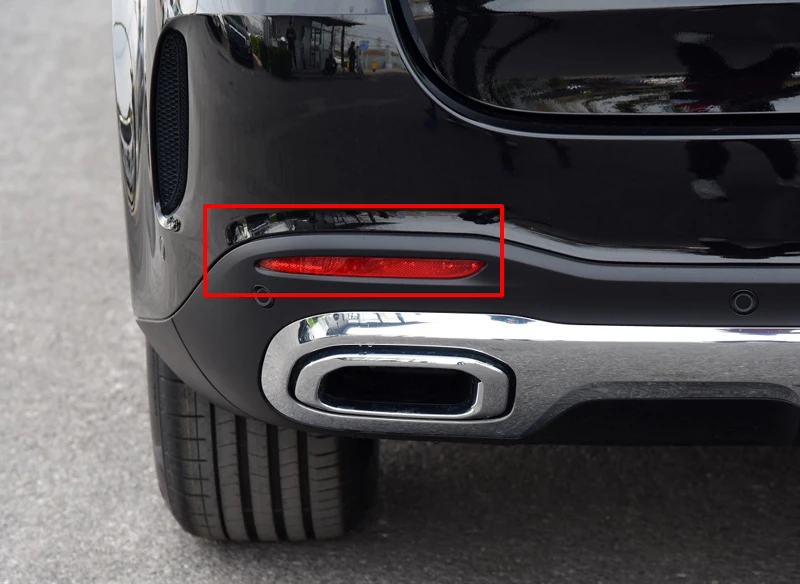 Для Mercedes Benz GLE Class V167 GLE350 450 2019 2020 Передняя зеркальная Обложка отделка рамка ободка