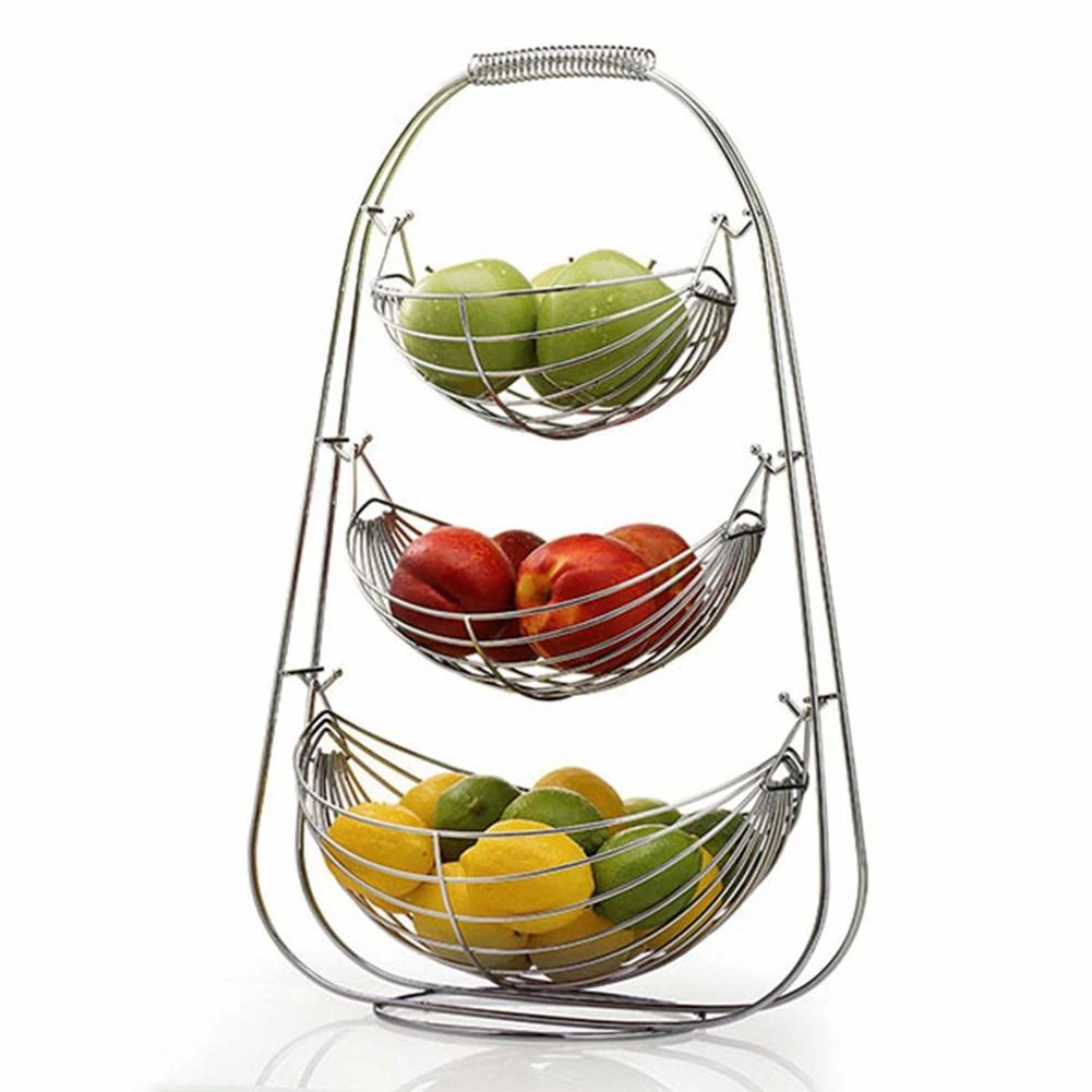 3 tier basket stand kitchen