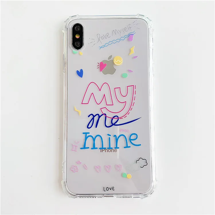 10 Niceking Angels чехол для телефона Fundas для iPhone X, XR, XS, MAX, 11 Pro, Max, 6 S, прозрачный чехол из ТПУ с цветочным принтом для мальчиков, чехол для iPhone 6, 6s, 7, 8 Plus - Цвет: 10