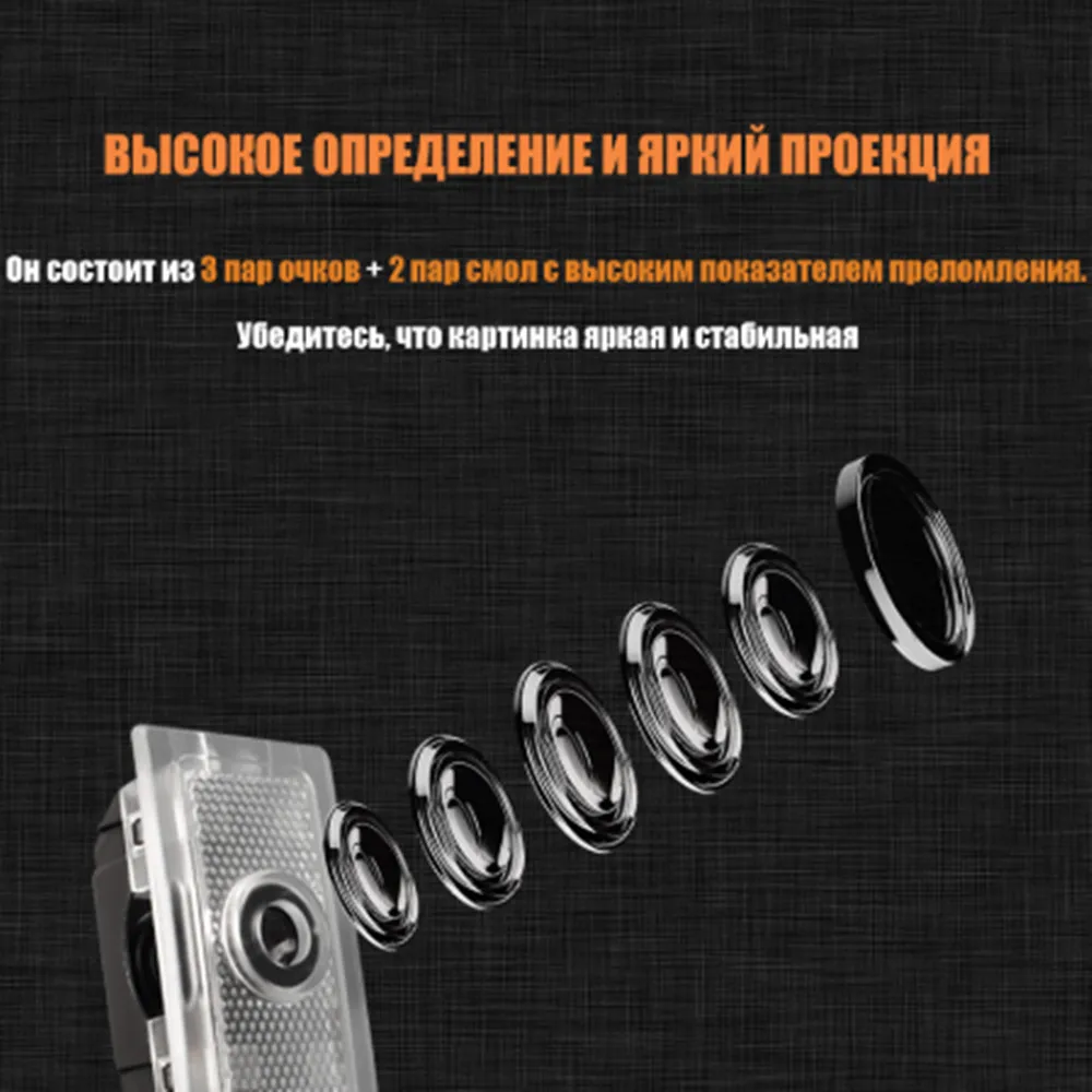 2pcs LED Car Logo Door Laser Projector warning Lights For Dodge Magnum2005- 2008 SRT Charger2006- Avenger 2008
