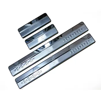 

Stainless steel scuff plate door sill Welcome Pedal Threshold Car Accessories Fit For Toyota RAV4 2013 2014 2015