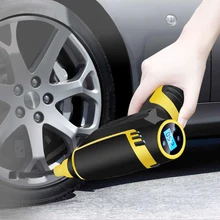 120 Вт беспроводной автомобильный воздушный компрессор Ручной USB Перезаряжаемый насос для шин цифровой надувной насос манометр автомобильные аксессуары