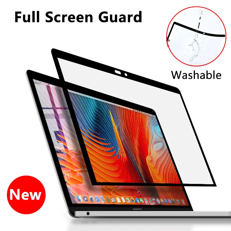 Pellicola Per Schermo Lavabile Per Macbook Pro 2021 14 16 M1 Pro A2338 A2289 Pellicola Per Schermo Hd Con Cornice Morbida Per Mac Air Pro 13 A2337