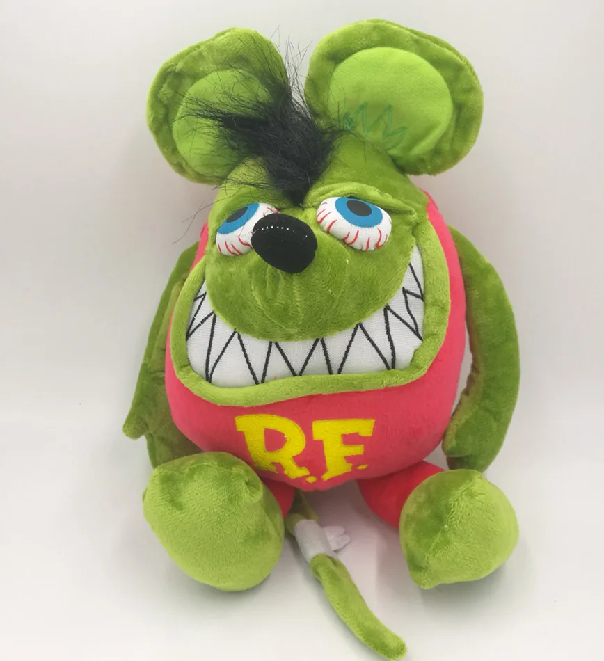 30 см аниме мультфильм сказок Rat Fink плюшевые игрушки зеленый ED большой папа плюшевые RF мягкие куклы
