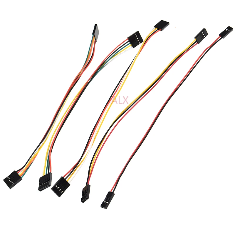 double head DUPONT LINE jumper wire dupont connector cable 2.54MM 2/3/4/5/6/7/8/9/10 PIN 2P/3P/4P/5P/6P/8P 10PCS 10CM/20CM/30CM jumper wire wire connector terminals wire connector electrical connectors electrical connector connector with cable cable connector jumper cable