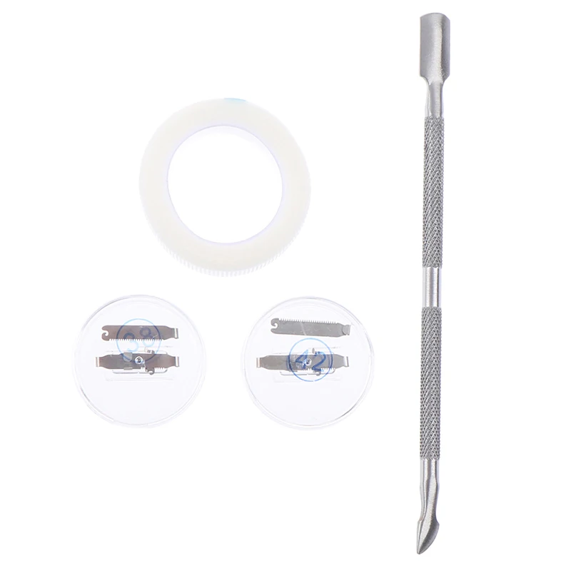 

1 Set Stainless Ingrown Foot Care Tool Toe Nail Fixer Pedicure Recover Embed Toenail Correction Lifter Tool Kit Inset Buckle