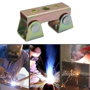 

Magnetic V-type Clamps V-shaped 1PC Magnetic Welding Holder Welding Fixture Adjustable Magnetic V-Pads Strong Hand Tool