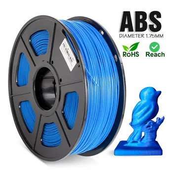 

ABS 3D Printer Filament 1KG Accuracy +/- 0.02 mm Blank Printer Plastic ABS Filament 1.75mm With Spool White Color 3D Pen Gadget