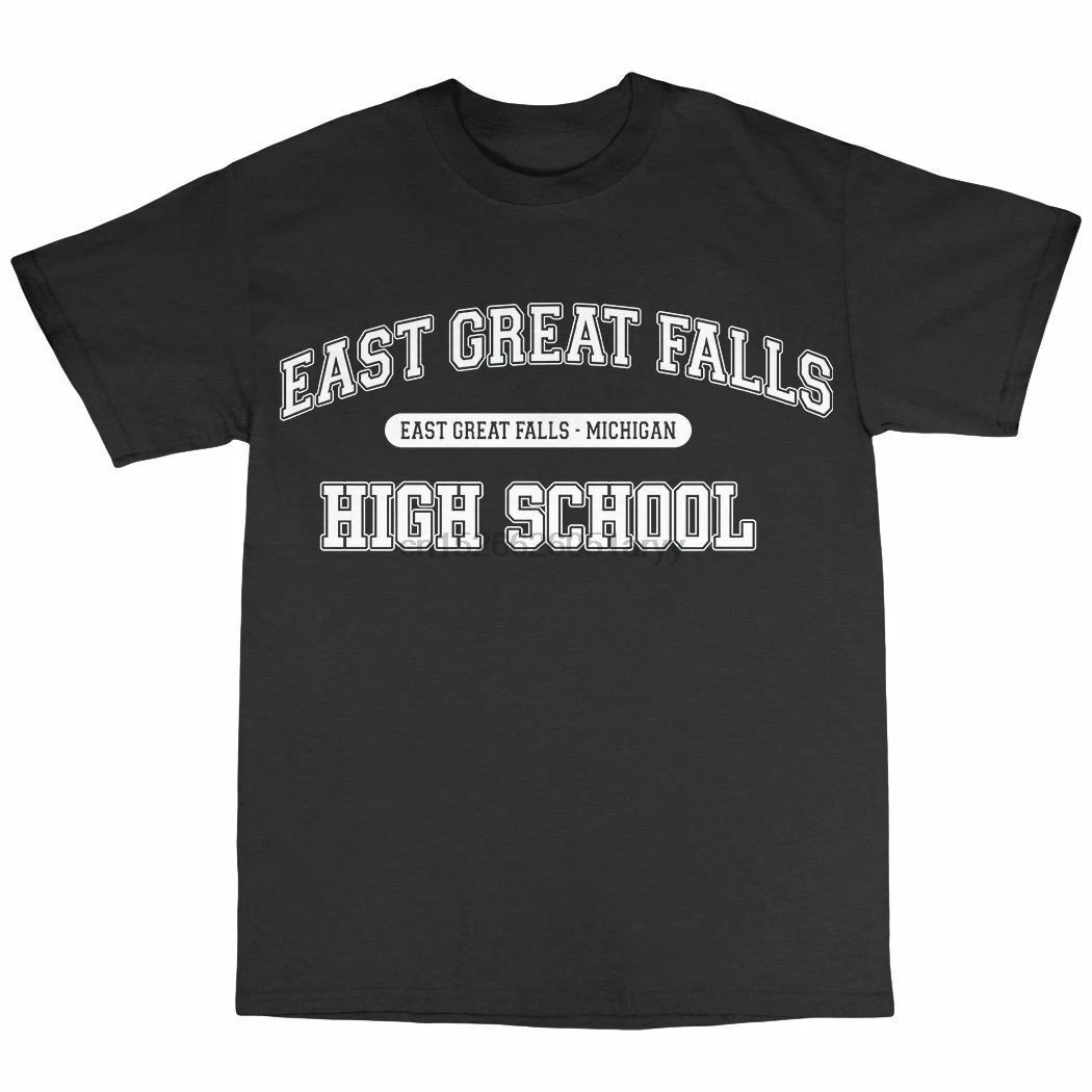 Футболка для старшей школы East Great Falls 100% хлопок Pie American|Футболки| |