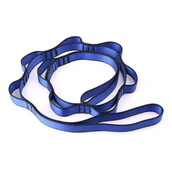 

Climbing Nylon Daisy Chain Rope With Loops Yoga Hammock Hanging Strap Bandlet 50PB