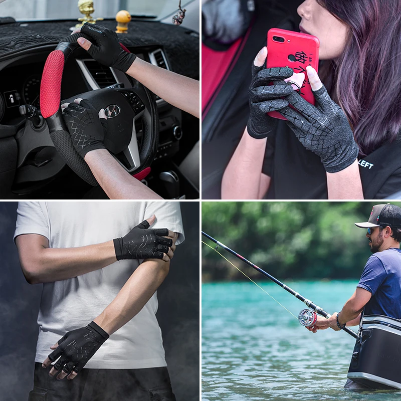 ROCKBROS Cycling Gloves Summer Anti-slip Thin Men Women Touch Screen Mitten Sports Driving Fishing Gloves MTB Bike Bicycle Glove 6