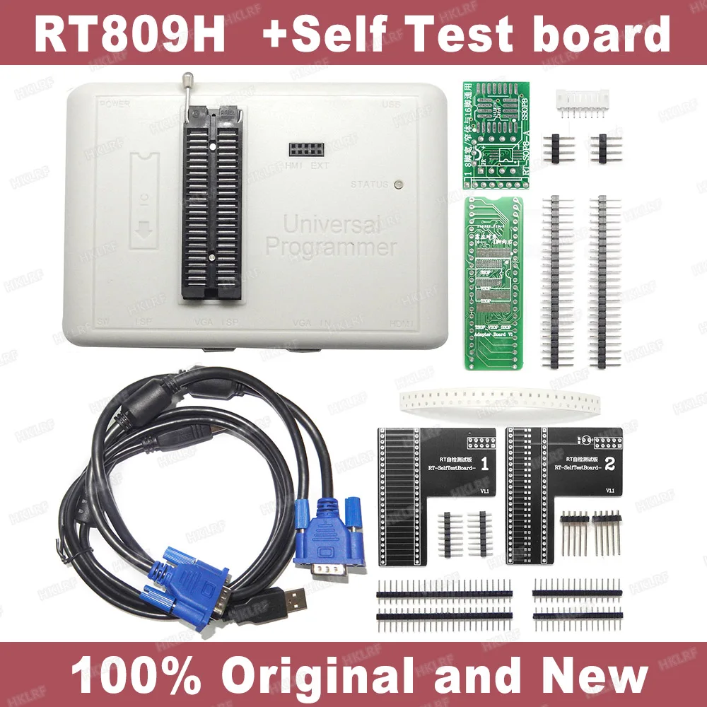 RT809H emmc-nand вспышка чрезвычайно быстрый Универсальный программатор+ 38 деталей+ кабель EDID с кабелями emmc-nand
