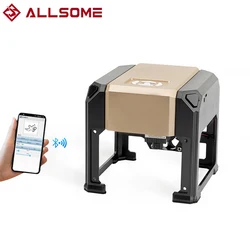 ALLSOME K5 – graveur Laser CNC 3W 3000mw, Machine à découper, imprimante de logos et marques, découpeur, travail du bois 