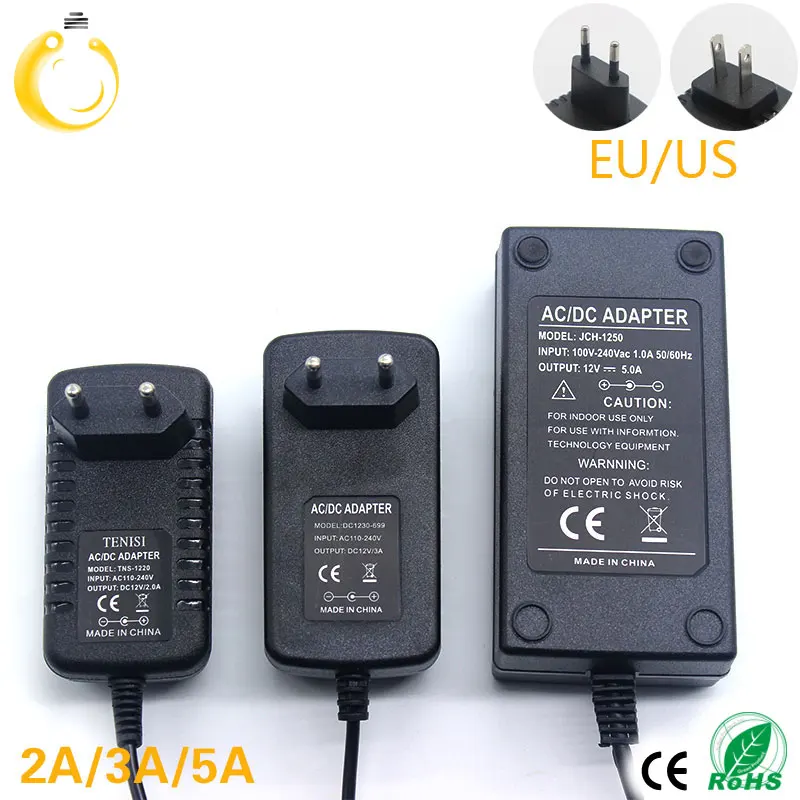 Универсальный переключатель питания светодиодный драйвер 100 240 В AC к DC12V