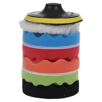 

7Pcs Sponge Polishing Waxing Buffing Pads Kit Set Compound For Auto Car (5 inch Pads- Diameter 125mm Thickness 30mm )