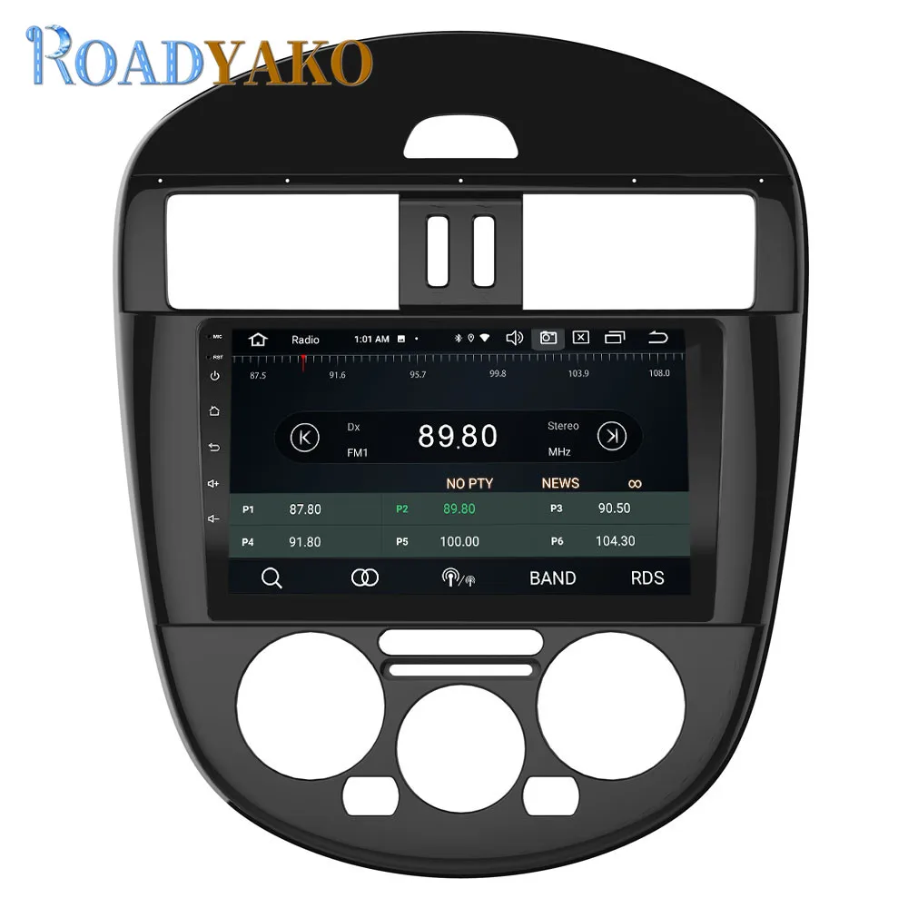 9 дюймов Авторадио gps навигация автомобиля стерео dvd-плеер Android 9,0 для Nissan Tiida 8 Core с wifi/SWC/видео выход/Автомобильная связь