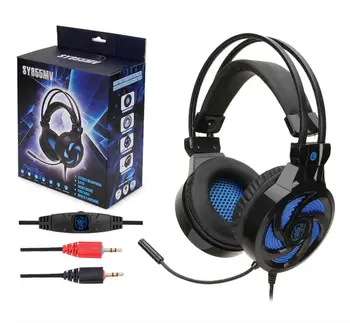 

IN STOCK! 1PC SY855MV Vibration Luminous Version Headset Computer Gaming Video Game Stereo Surrounded Music Headband Earphones