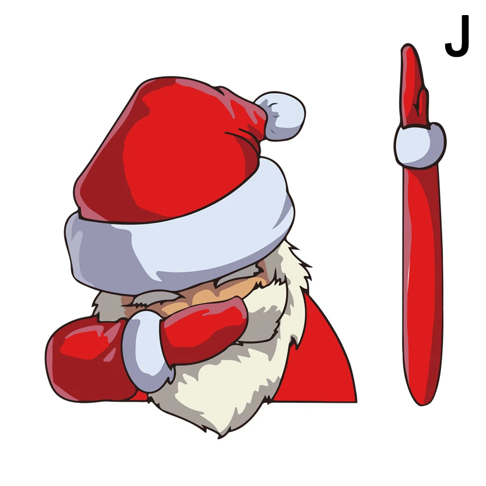 Christmas Car Rear Windshield Wipers Stickers Windscreen Santa Claus Cute Window Decals C66 | Автомобили и мотоциклы