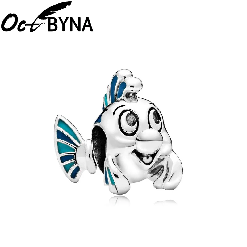 Octbyna серия &quotРусалка&quot Маленькие галогенные шармы Бусины Подходит Pandora Браслеты