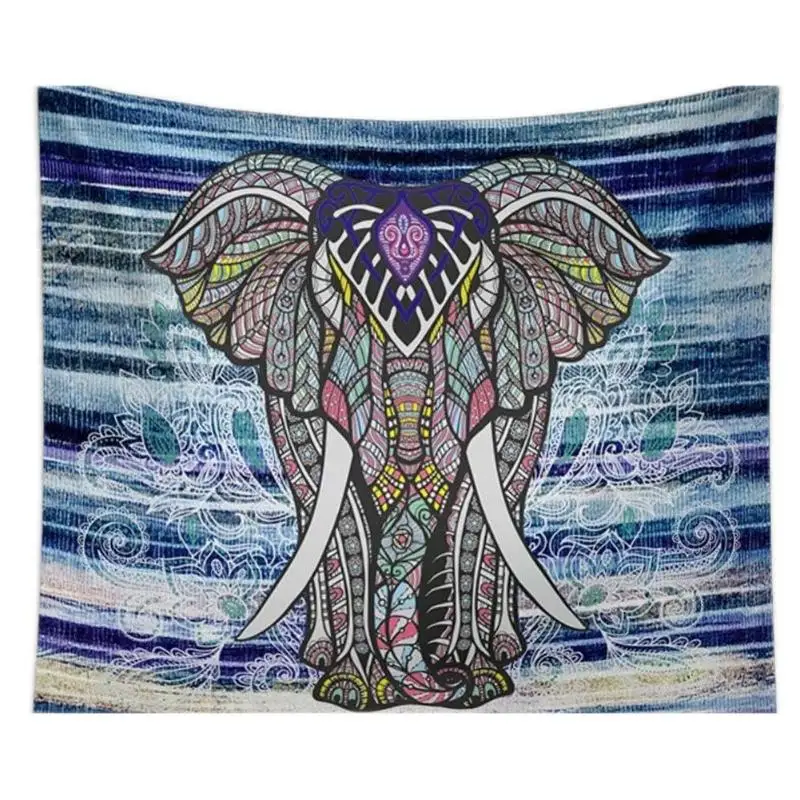 Elephant03 M Гобелен с принтом бохо, настенный ковер, коврик для пикника, йоги, домашний декор для спальни, гобелен, украшение для комнаты, покрывало - Цвет: Elephant03 M