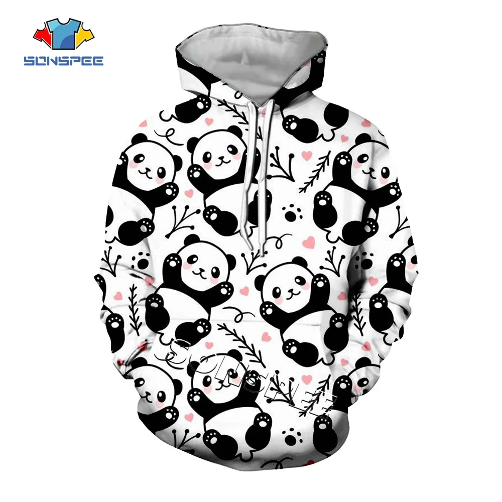 panda hoodie cartoon