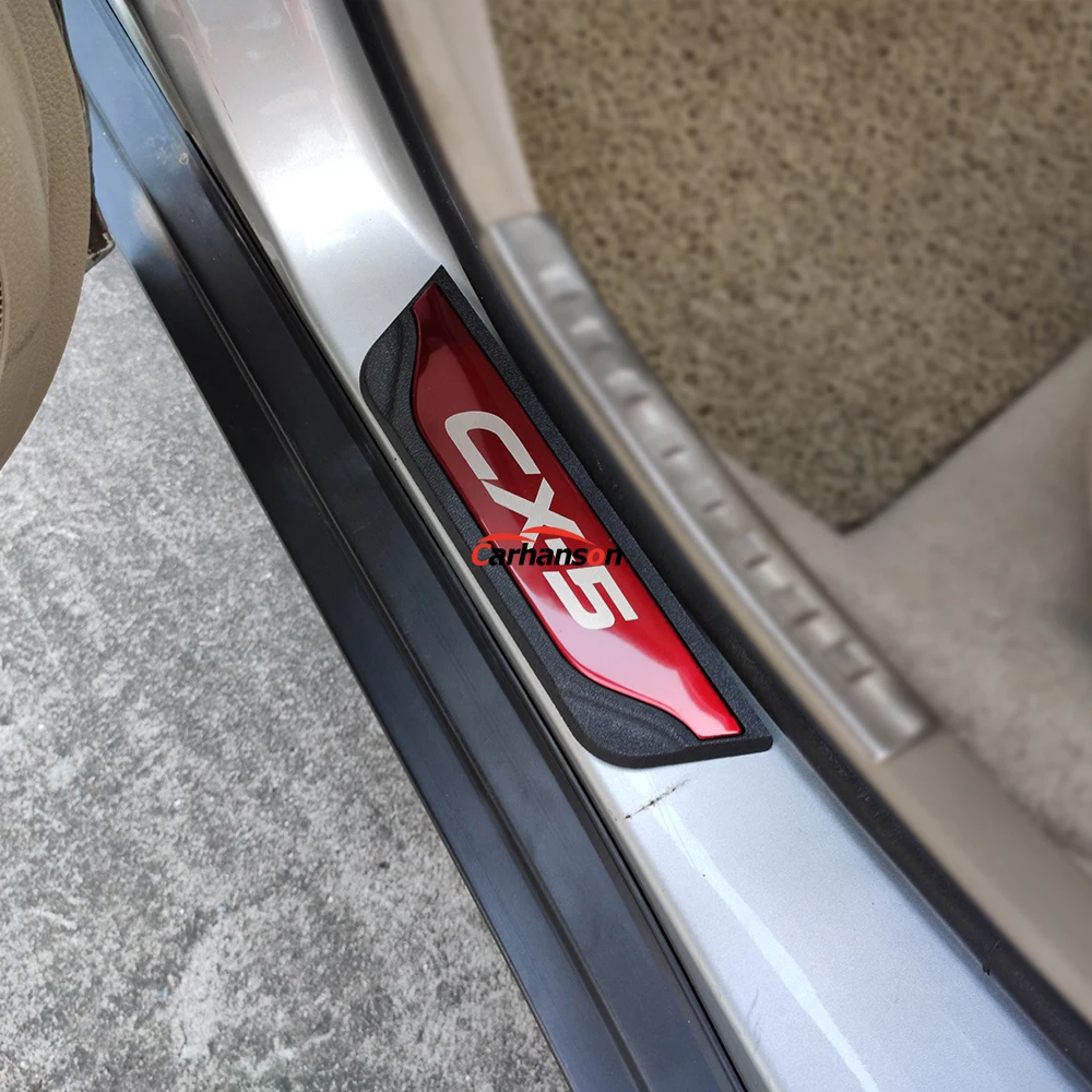 Аксессуары для автомобиля Mazda Cx5 Cx-5 Cx 5 Накладка на порог накладка на педаль Накладка защита для автомобиля Стайлинг 2013